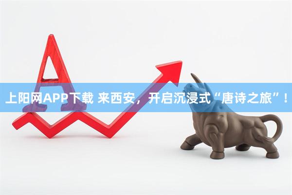 上阳网APP下载 来西安，开启沉浸式“唐诗之旅”！